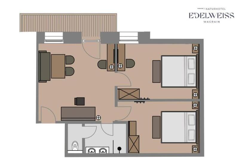 패밀리 스위트, Naturhotel Edelweiss Wagrain