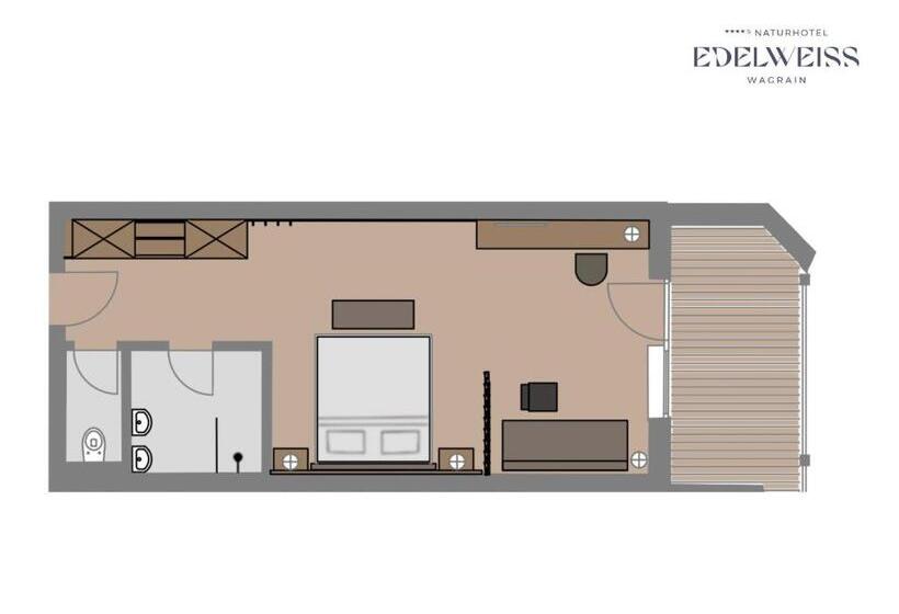 주니어 스위트 발코니, Naturhotel Edelweiss Wagrain