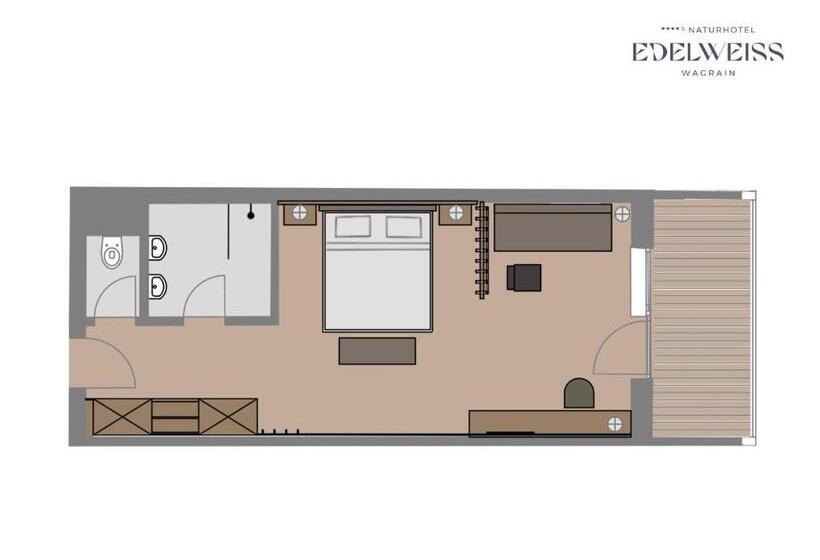주니어 스위트 발코니, Naturhotel Edelweiss Wagrain