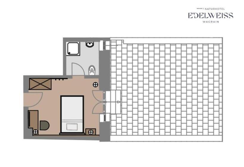 스탠다드 싱글 룸, Naturhotel Edelweiss Wagrain