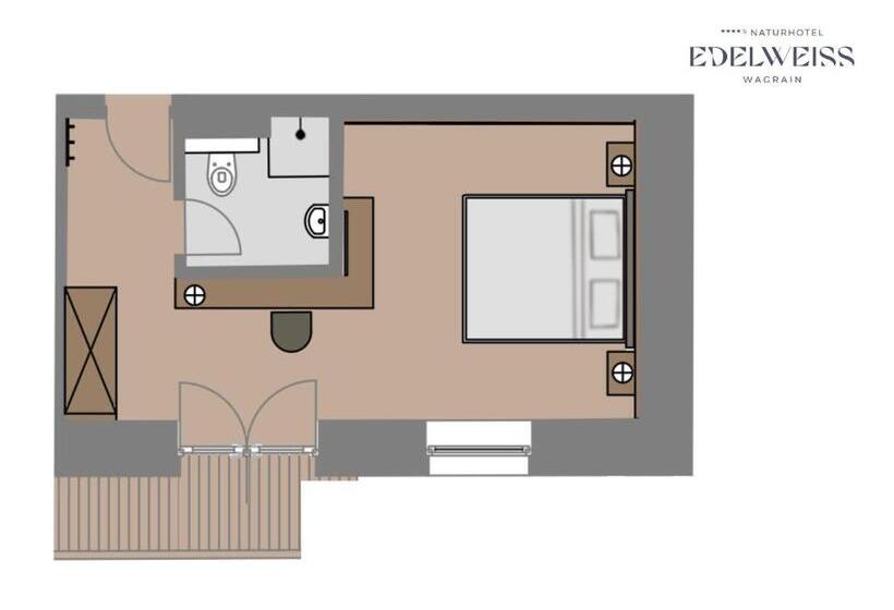 발코니 디럭스 룸, Naturhotel Edelweiss Wagrain