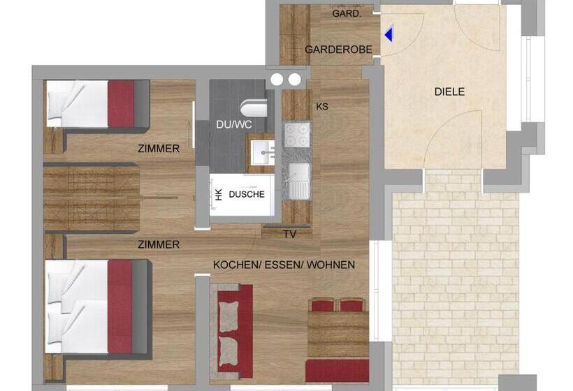 ガーデンビュースイート, Otto Steiner Appartements Pension Ellmau & Wilder Kaiser