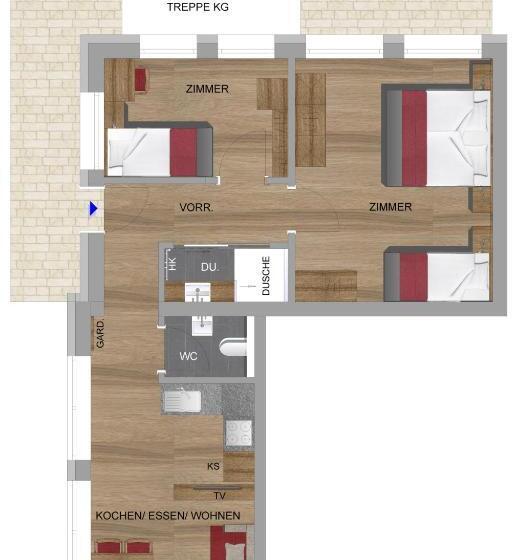 ２ベッドスイートルーム, Otto Steiner Appartements Pension Ellmau & Wilder Kaiser