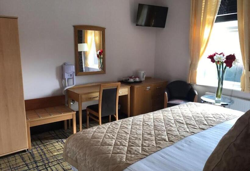 キングサイズベッドのデラックスルーム, Harefield Manor