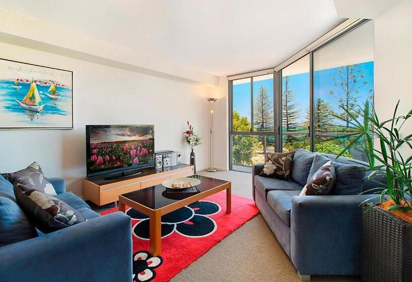 דירת חדר נוף לים, Scarborough Beach Resort Brisbane