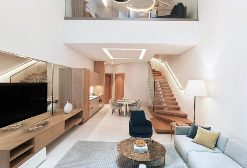 آپارتمان 1 خوابه با بالکن, Sls Dubai Hotel & Residences