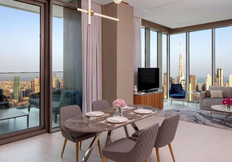 آپارتمان 1 خوابه با بالکن, Sls Dubai Hotel & Residences