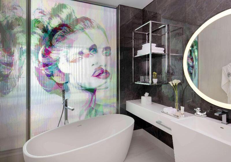 اتاق استاندارد با بالکن, Sls Dubai Hotel & Residences