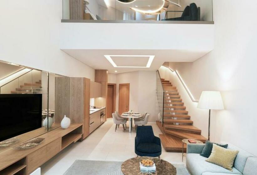 آپارتمان 1 خوابه با بالکن, Sls Dubai Hotel & Residences