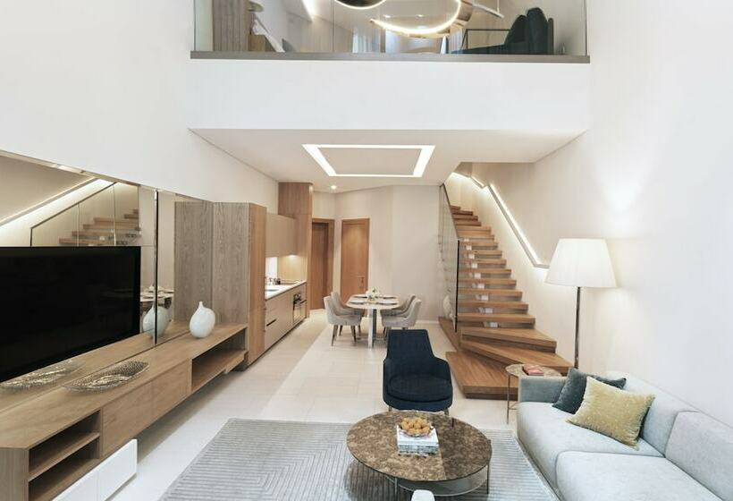 آپارتمان 1 خوابه با بالکن, Sls Dubai Hotel & Residences