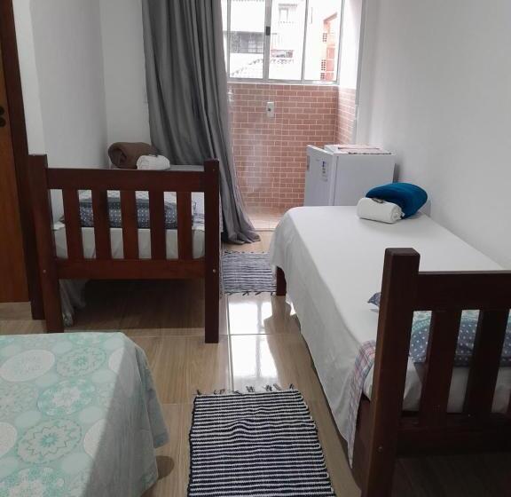اتاق استاندارد چهار تخته, Pousada Pé Na Areia