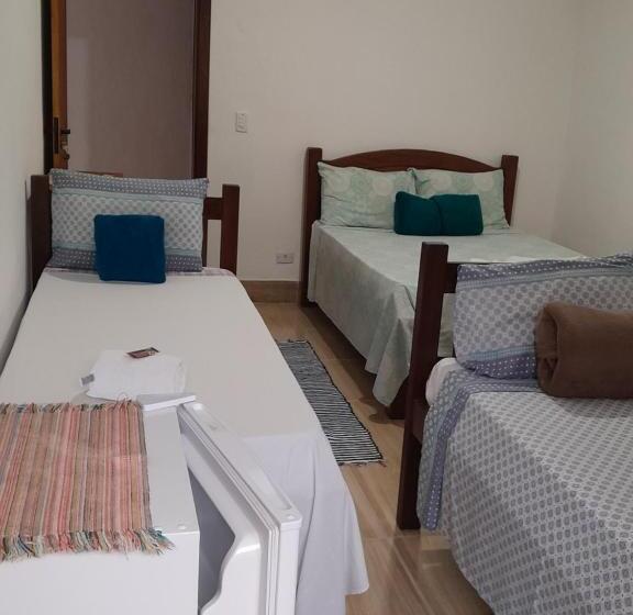 اتاق استاندارد چهار تخته, Pousada Pé Na Areia