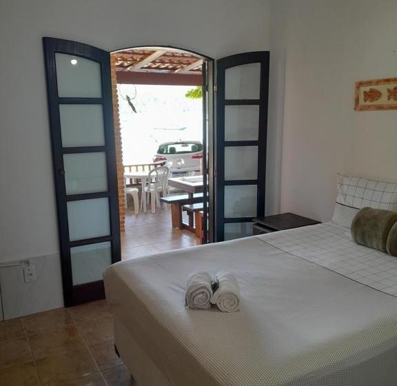 اتاق استاندارد با چشمانداز دریا, Pousada Pé Na Areia