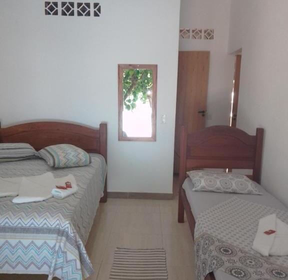 Triple Room Sea View, Pousada Pé Na Areia