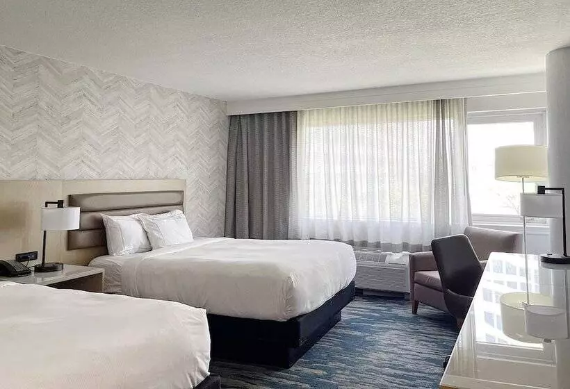 اتاق استاندارد با 2 تخت دوبل, Doubletree By Hilton Lax El Segundo