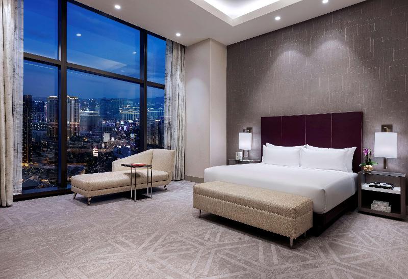 스위트 킹사이즈 침대, Crockfords Las Vegas, Lxr Hotels & Resorts At Resorts World