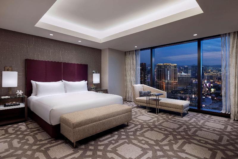스위트 킹사이즈 침대, Crockfords Las Vegas, Lxr Hotels & Resorts At Resorts World