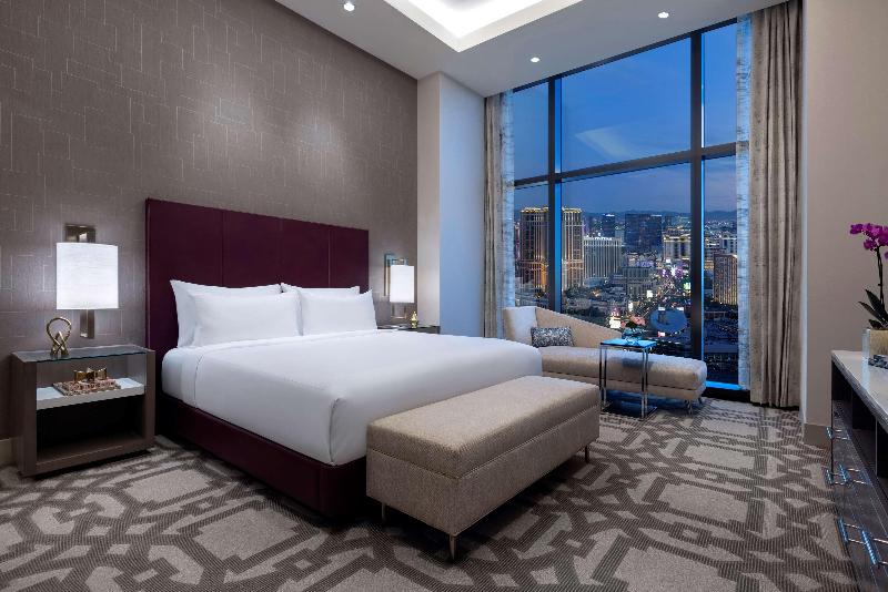 스위트 킹사이즈 침대, Crockfords Las Vegas, Lxr Hotels & Resorts At Resorts World