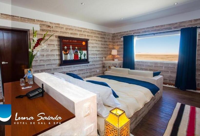 اتاق لوکس با چشمانداز دریاچه, De Sal Luna Salada