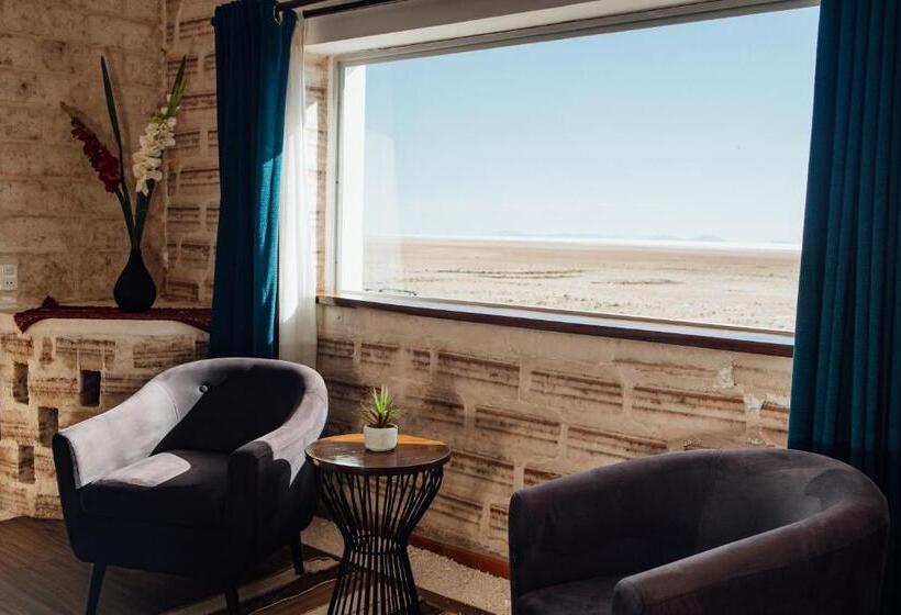 اتاق لوکس با چشمانداز دریاچه, De Sal Luna Salada