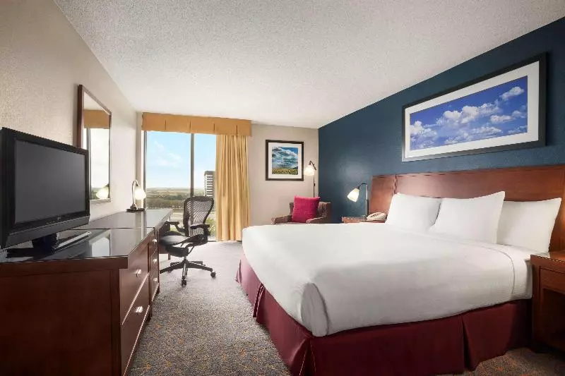 キングサイズベッドのスタンダードルーム, Doubletree By Hilton  Dallas  Dfw Airport North