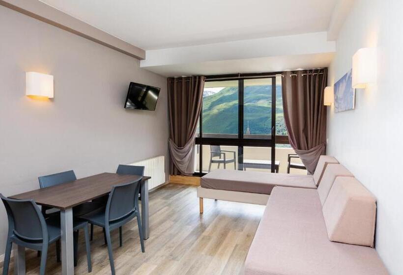 バルコニー付き１ベッドルームアパートメント, Sowell Residences Crêt Voland