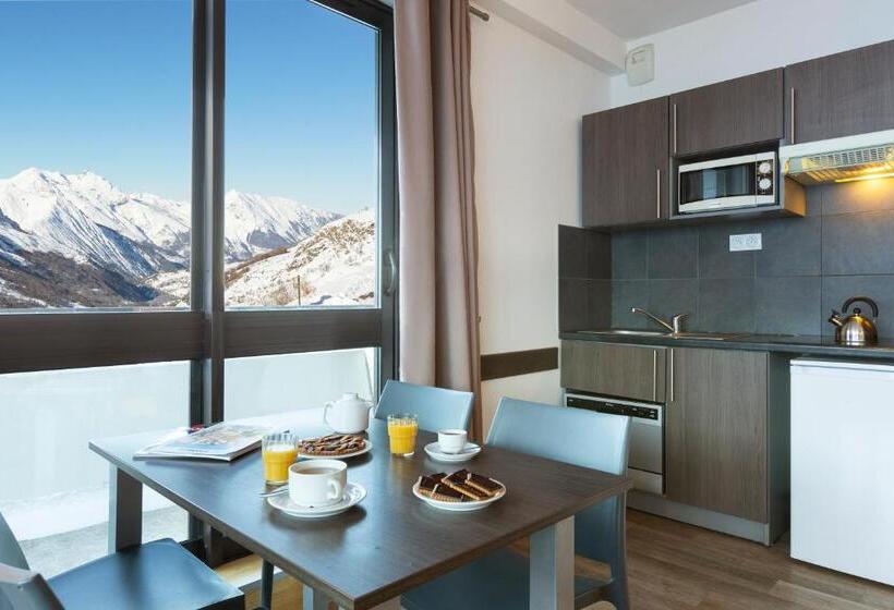 バルコニー付き１ベッドルームアパートメント, Sowell Residences Crêt Voland