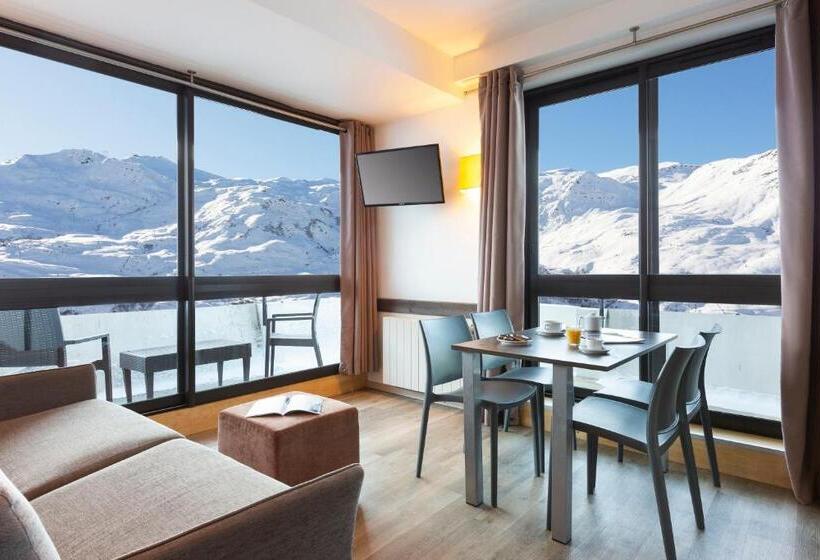 バルコニー付き１ベッドルームアパートメント, Sowell Residences Crêt Voland