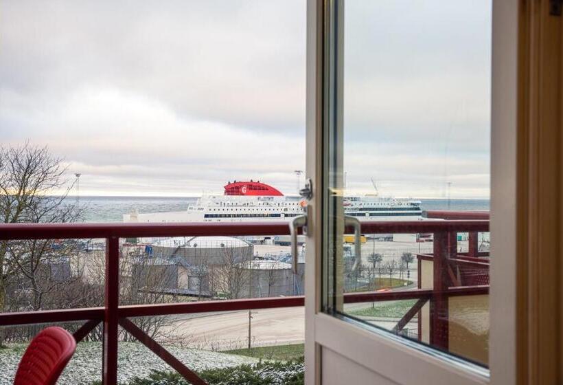발코니가 있는 바다전망 스탠다드 스튜디오, Ravinstigen Visby Lägenhetshotell