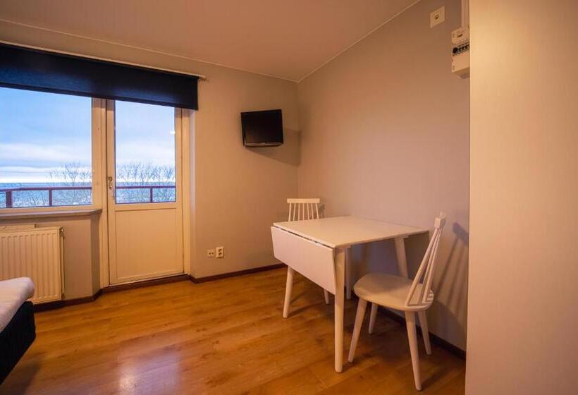 발코니가 있는 바다전망 스탠다드 스튜디오, Ravinstigen Visby Lägenhetshotell