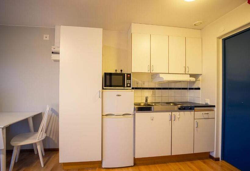 발코니가 있는 바다전망 스탠다드 스튜디오, Ravinstigen Visby Lägenhetshotell