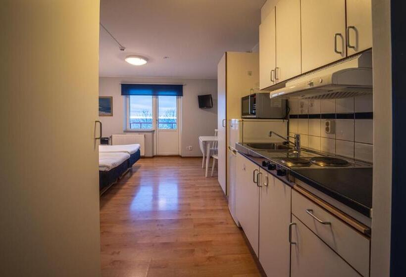 발코니가 있는 바다전망 스탠다드 스튜디오, Ravinstigen Visby Lägenhetshotell