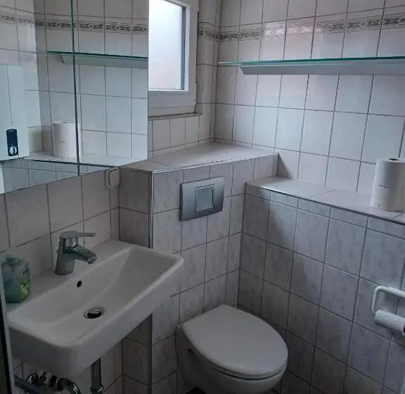 バルコニー付き1ベッドルームアパートメント, Altstadthotel Garni Frankfurter Hof