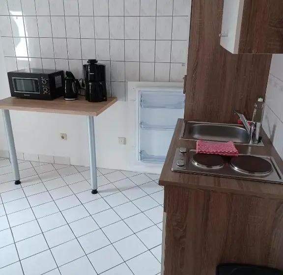 バルコニー付き1ベッドルームアパートメント, Altstadthotel Garni Frankfurter Hof
