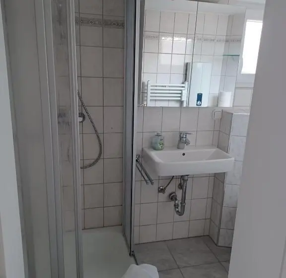 バルコニー付き1ベッドルームアパートメント, Altstadthotel Garni Frankfurter Hof
