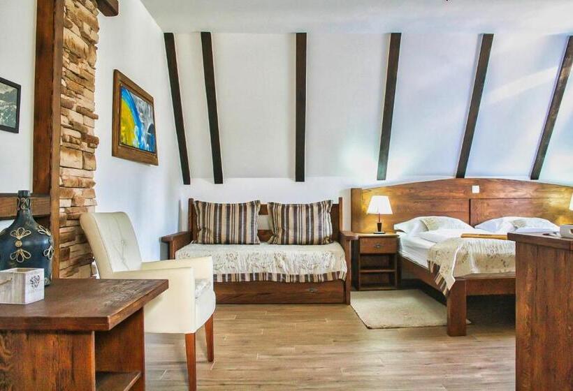 家庭房带园景, Etno Garden Exclusive Rooms