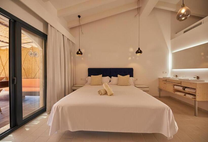 带露台的高档房间, Cantó De Marina Adults Only