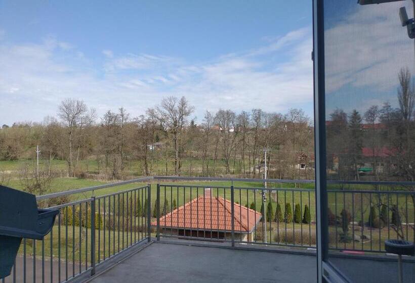 غرفة قياسية ثلاثية مزودة بتراس, Penzion Lihovar