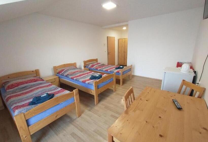 غرفة قياسية ثلاثية مزودة بتراس, Penzion Lihovar