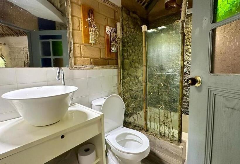 غرفة قياسية سرير كينج, Campestre Mirador Calopala