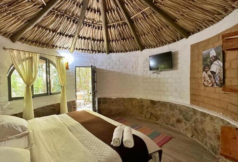 غرفة قياسية سرير كينج, Campestre Mirador Calopala