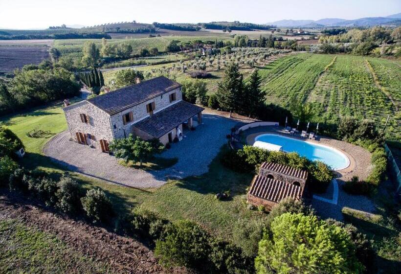 فيلا غرفة نوم واحدة مع مسبح, Tenuta Di Montemassi Podere Raspollino