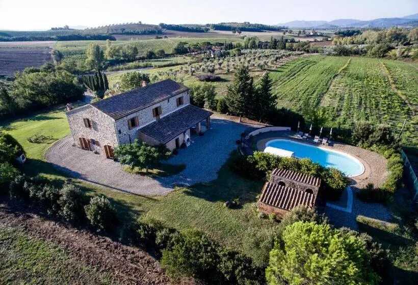 プール付き１ベッドルームヴィラ, Tenuta Di Montemassi Podere Raspollino