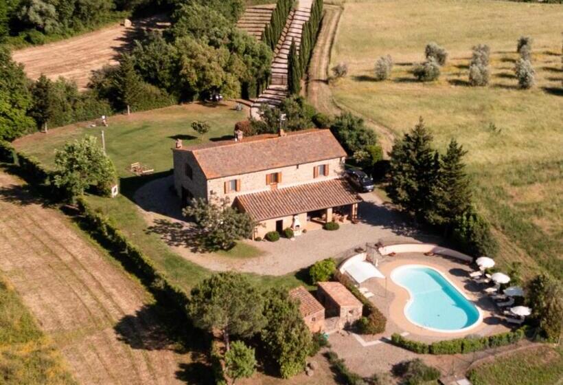 فيلا غرفة نوم واحدة مع مسبح, Tenuta Di Montemassi Podere Raspollino