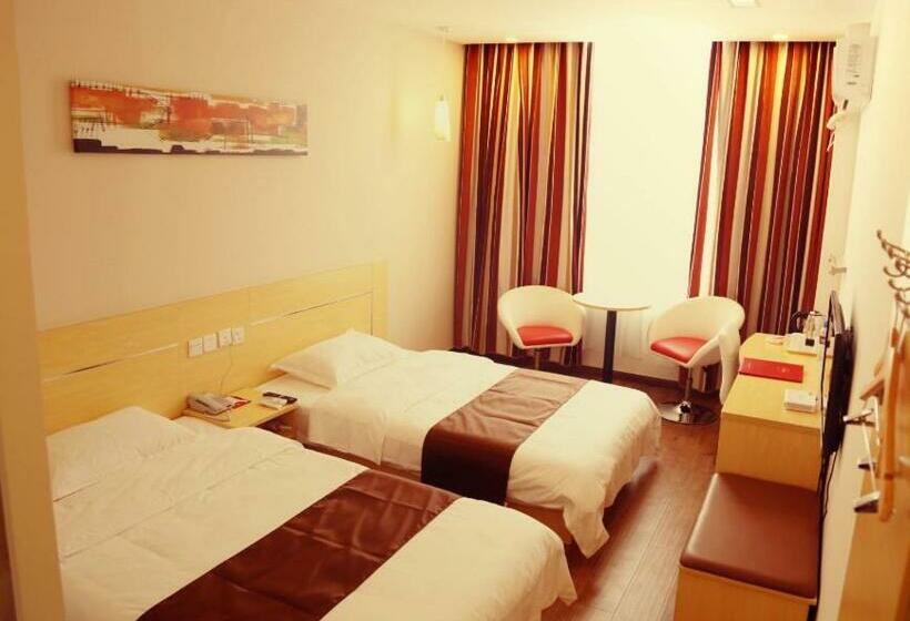 חדר סטנדרט, Thank Inn Chain Hotel Shandong Rizhao Lanshan District Guanhai Road Yinzuo