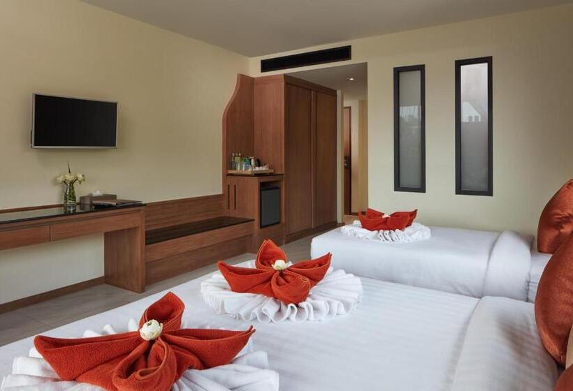 Quarto Triplo Estandar Vista Piscina, Ananta Burin Resort   Sha Extra Plus