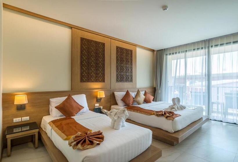 Quarto Triplo Estandar Vista Piscina, Ananta Burin Resort   Sha Extra Plus