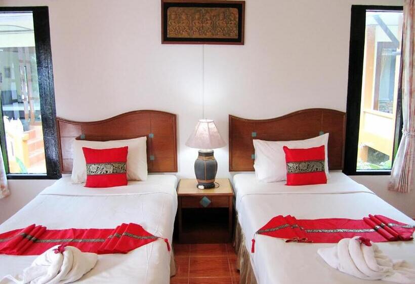 豪华园景房, Lanta Il Mare Beach Resort