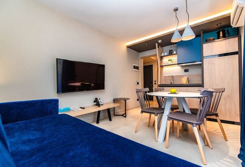 オーシャンビューバルコニー付きワンベッドルームアパートメント, Arena Verudela Beach