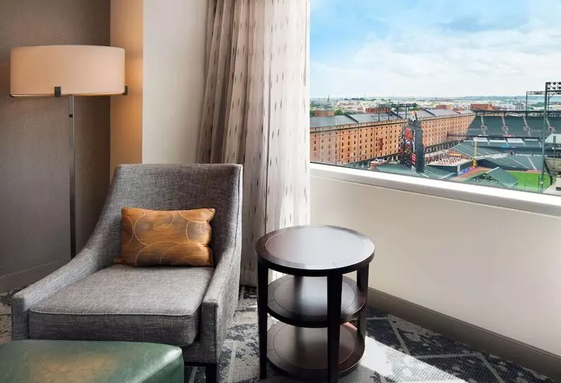 ２ダブルベッドのスタンダードルーム, Hilton Baltimore Inner Harbor